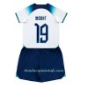 Conjunto (Camiseta+Pantalón Corto) Inglaterra Mason Mount 19 Primera Equipación Mundial 2022 - Niño